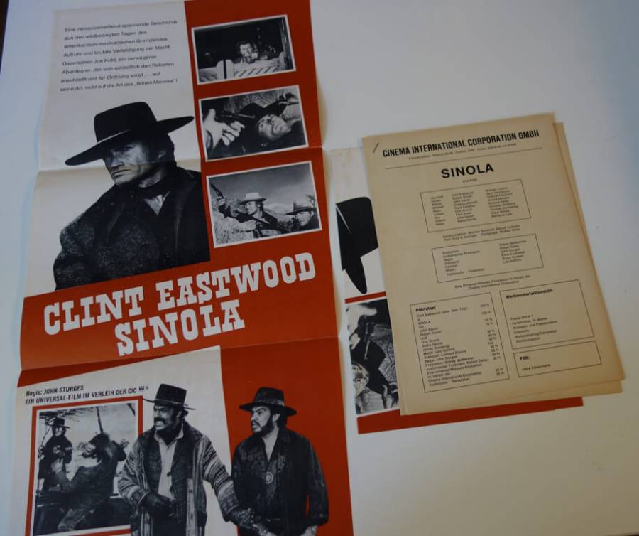 Joe Kidd original release german pressbook